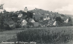Alte Postkarte von Dautmergen